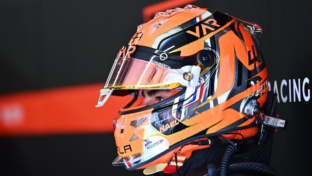 Nael would prefer to drive with wet tyres on a dry track