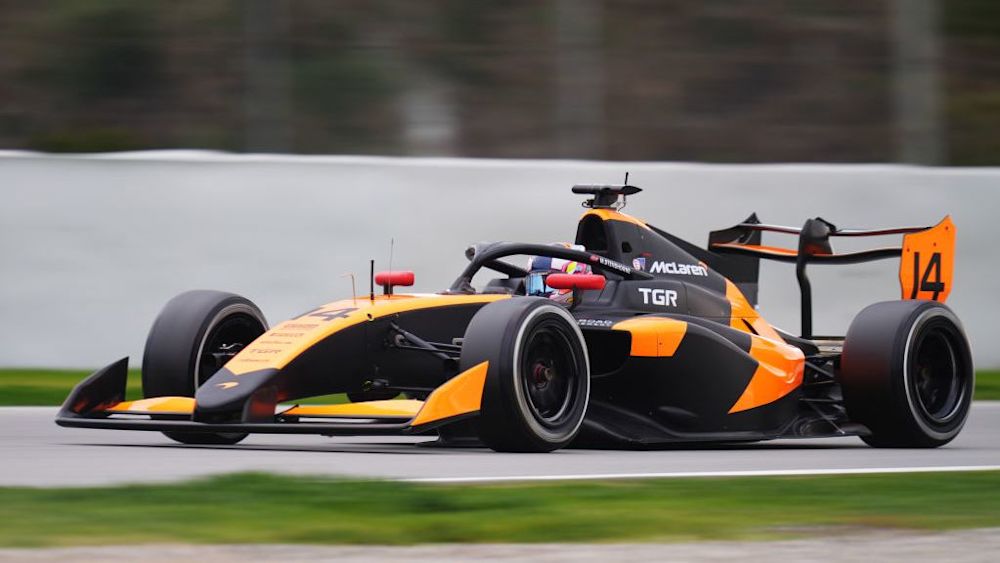 Stenshorne was on the pace throughout the Barcelona test