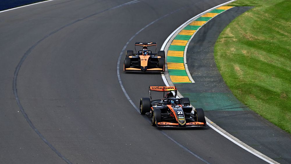 Ramos had Stenshorne for close company but was able to hold off the Hitech driver for the victory