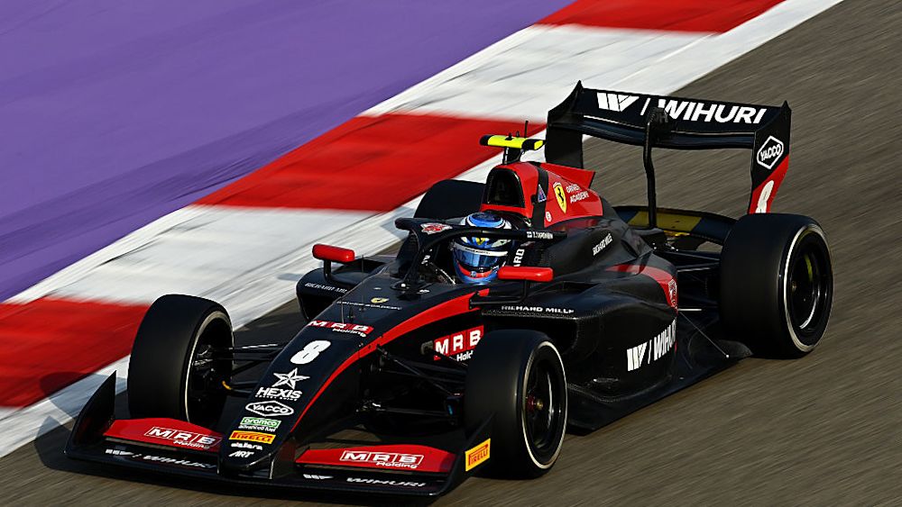 Taponen has made a solid start to life in FIA Formula 3 with a podium already on his record