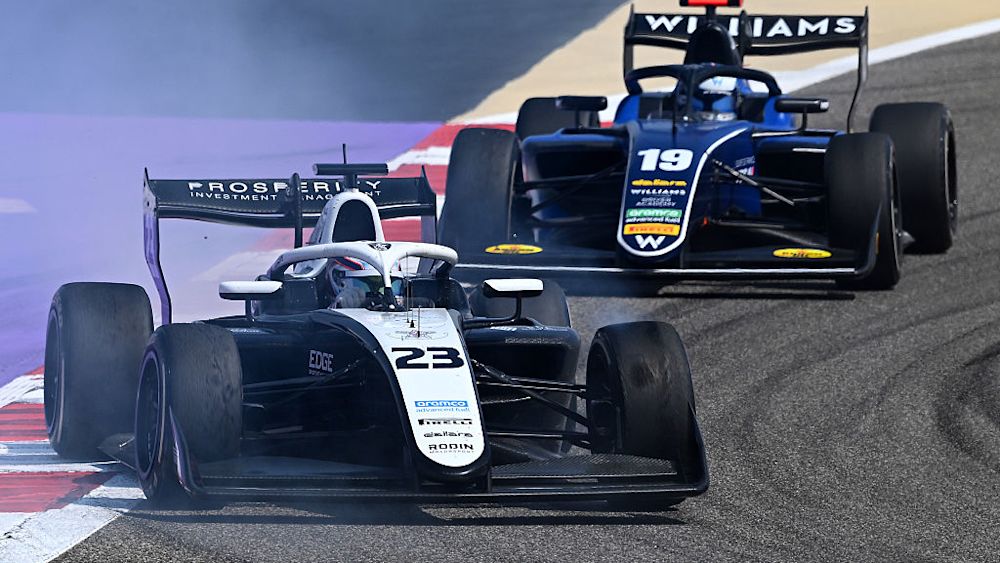 Voisin and Giusti were the top two after the second set of push laps