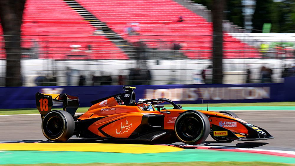 Del Pino achieved his maiden Formula 3 podium in the Imola Sprint Race