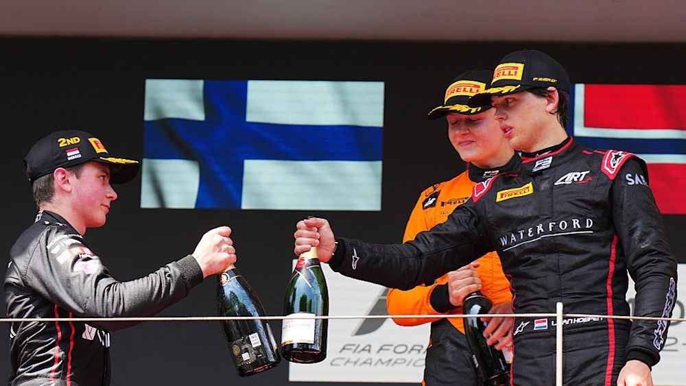 Taponen and van Hoepen finished on the podium a total of five times this season 