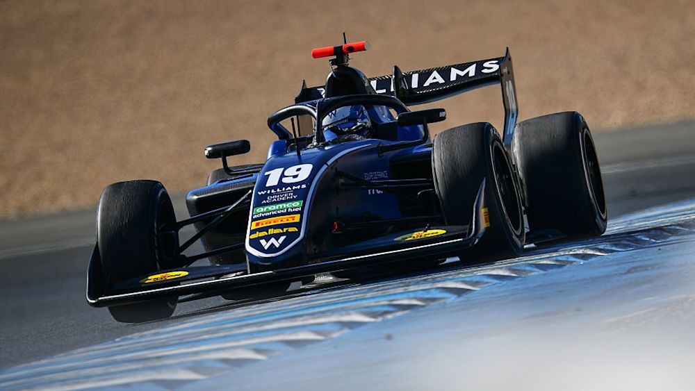 Giusti ended up with the fastest time of the opening day of running in Jerez