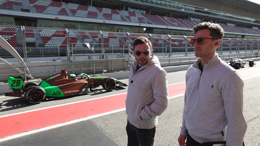 McCarthy and Prior were present in the paddock during the Barcelona pre-season test