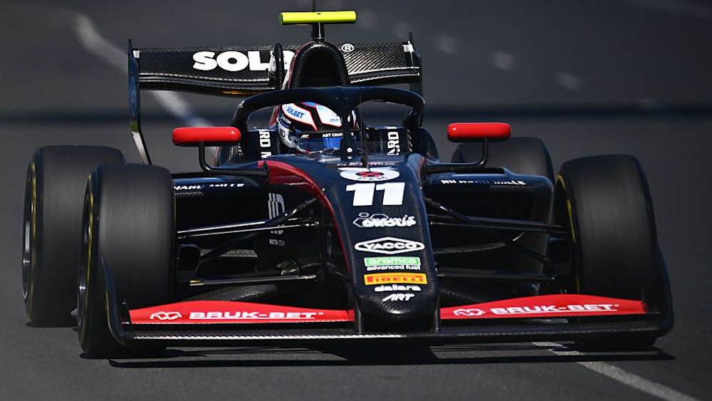 Gladysz qualified fourth fastest on his Formula 3 debut in Melbourne