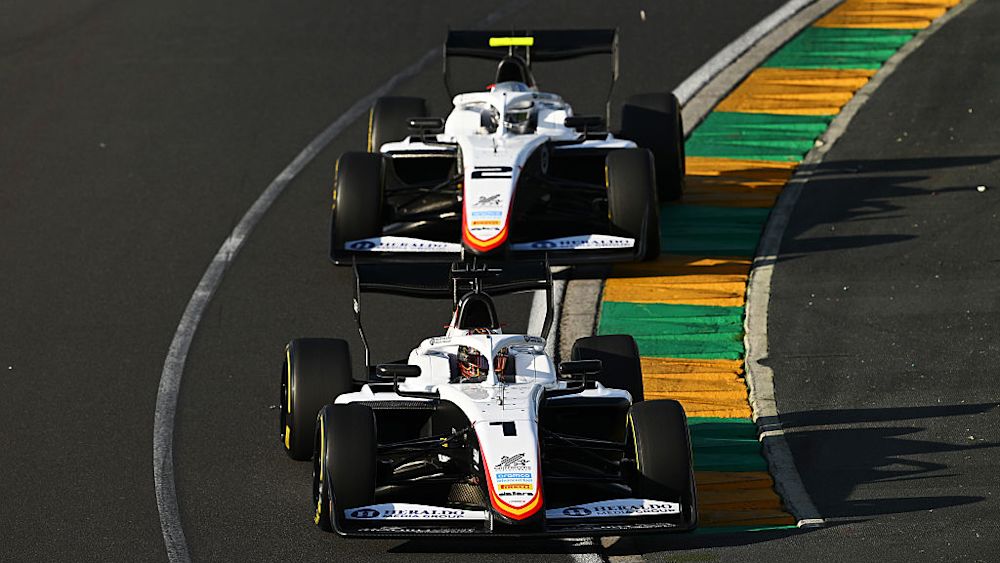 Nael had been fighting at the front of the field but a penalty dropped him out of the points