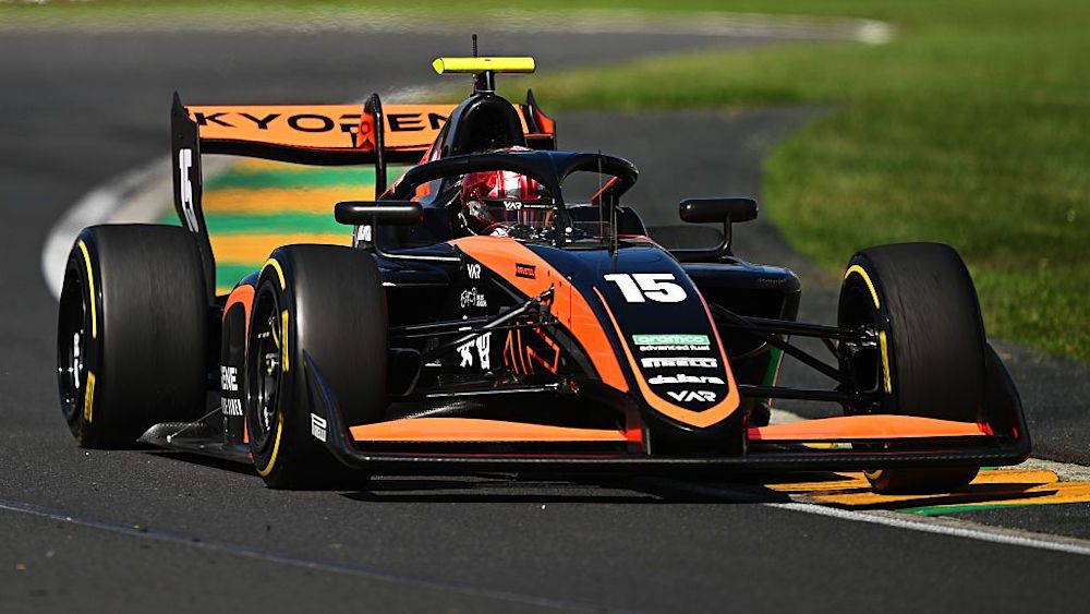 The Van Amersfoort Racing driver is competing in his rookie FIA Formula 3 season in 2026