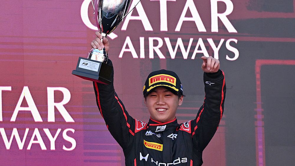Kato had a good start to the season by finishing third in the Feature Race
