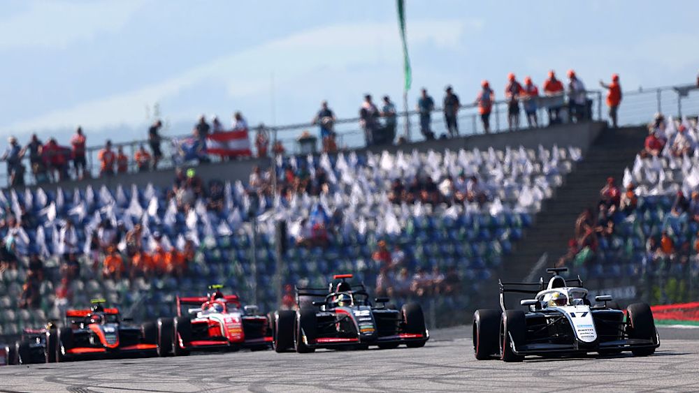 Clerot was involved in a tough midfield battle in the Feature Race