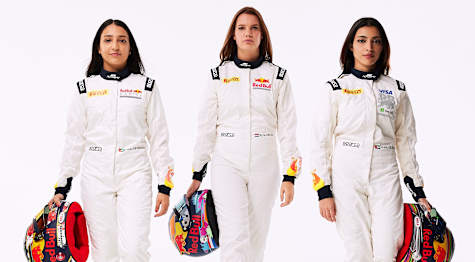 Hamda and Amna Al Qubaisi and Emely de Heus to contest 2024 season supported by Red Bull
