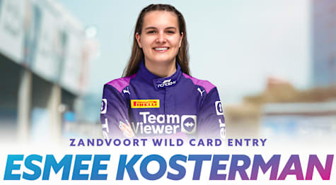 Esmee Kosterman to represent TeamViewer as F1 ACADEMY Wild Card entry in Zandvoort