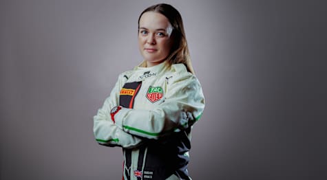 Megan Bruce joins the 2026 grid with TAG Heuer