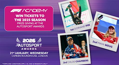 Celebrate F1 ACADEMY history Win tickets to see the Champion crowned!