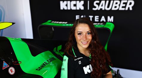 Carrie Schreiner appointed Kick Sauber Team Brand Ambassador 