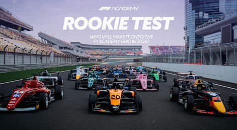 Landmark F1 ACADEMY rookie test set to drive forward series future talent pipeline