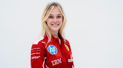 Alba Larsen joins Ferrari for the 2026 season