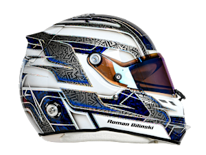 Helmet of ROMAN BILINSKI