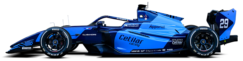 Car of DAMS Lucas Oil