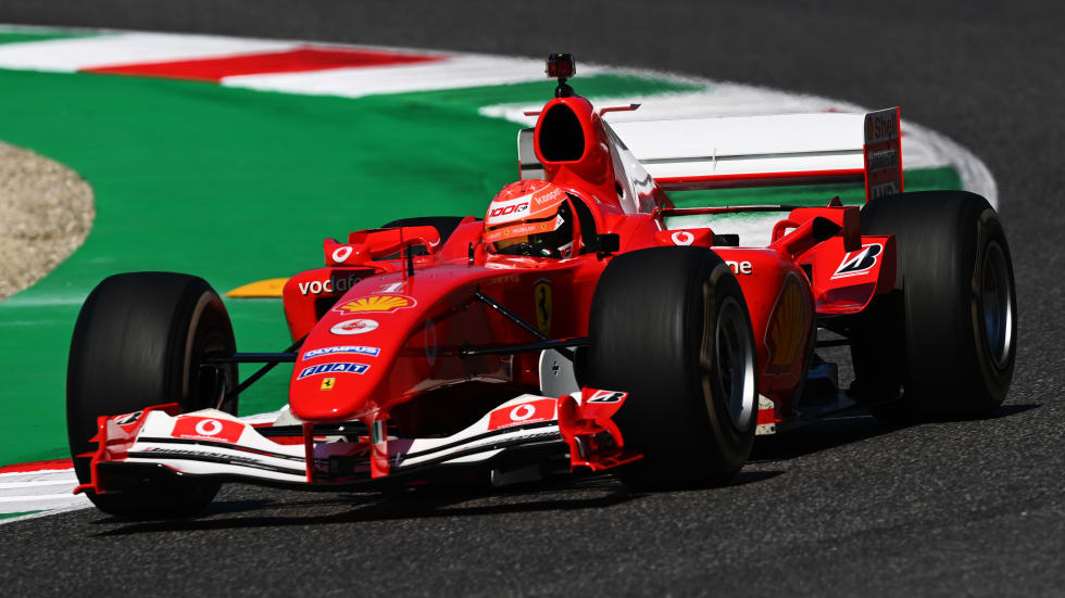 WATCH Schumacher drives his father’s F2004 ahead of Ferrari’s 1000th GP