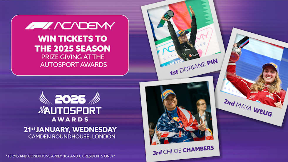 Celebrate F1 ACADEMY history: Win tickets to see the Champion crowned!