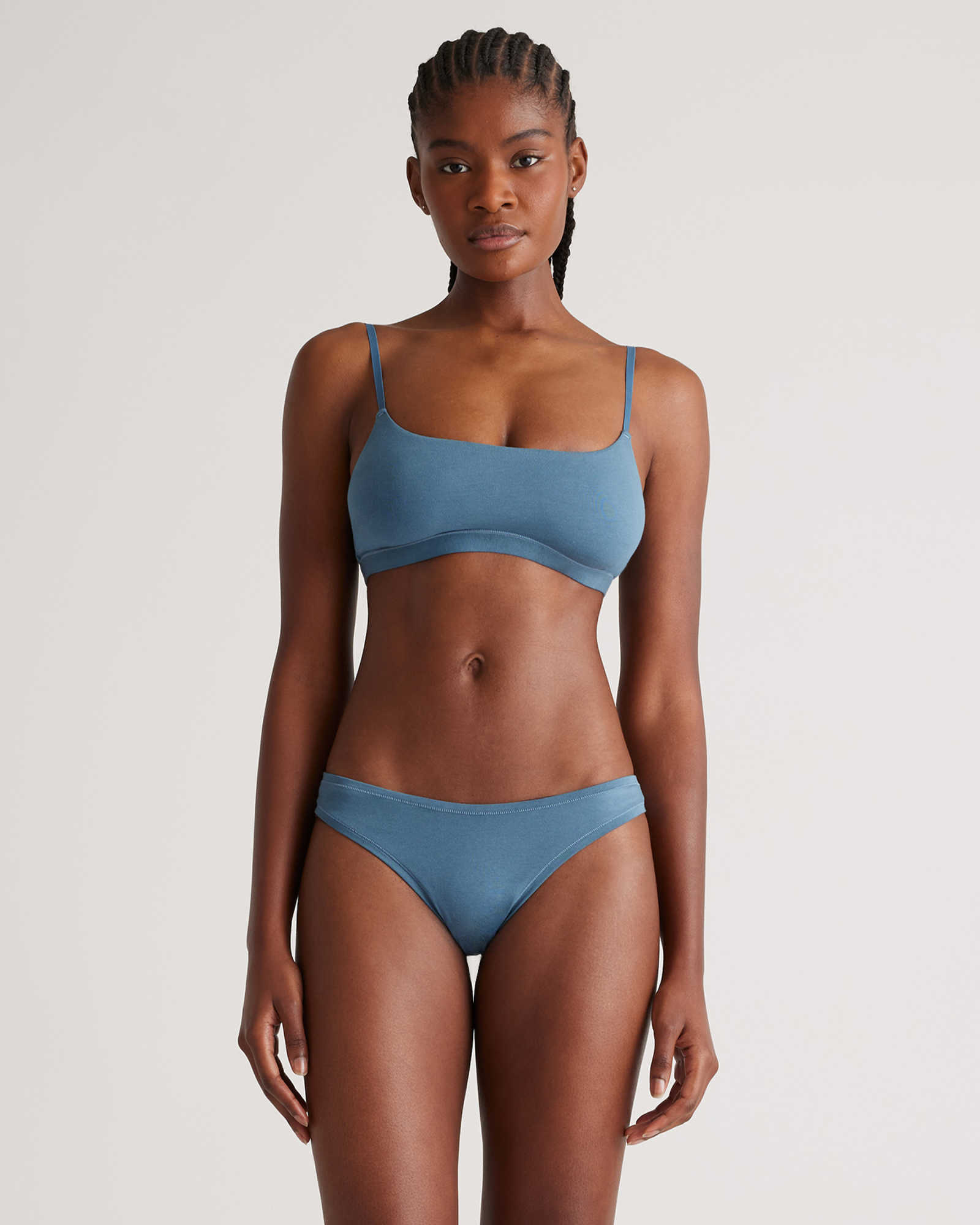 Organic Cotton Scoop Bralette