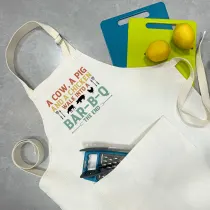 product-A Cow, A Pig and A Chicken Apron