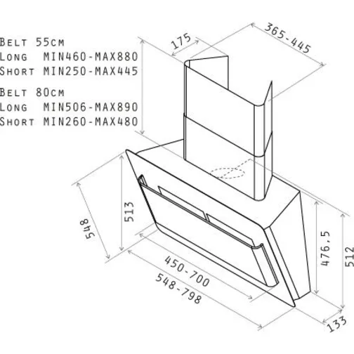 Elica BELT WH/F/55 - фото 3