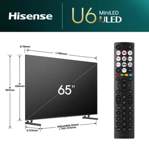 Hisense 65U6NQ - фото 4