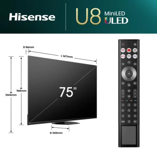 Hisense 75U8NQ - фото 2