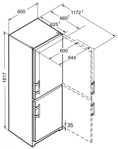 Liebherr Cef 3425 - фото 20