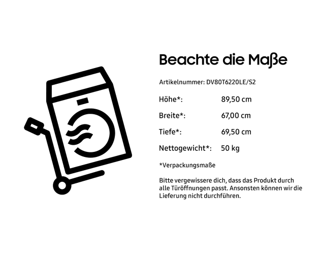 Samsung DV80T6220LE/S2 - фото 73