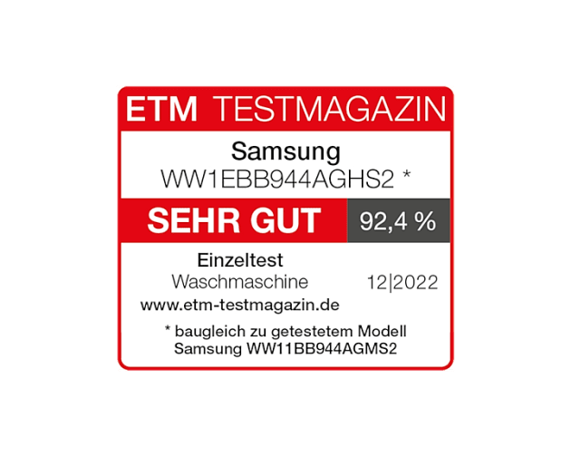 Samsung WW1EBB944AGHS2 - фото 2