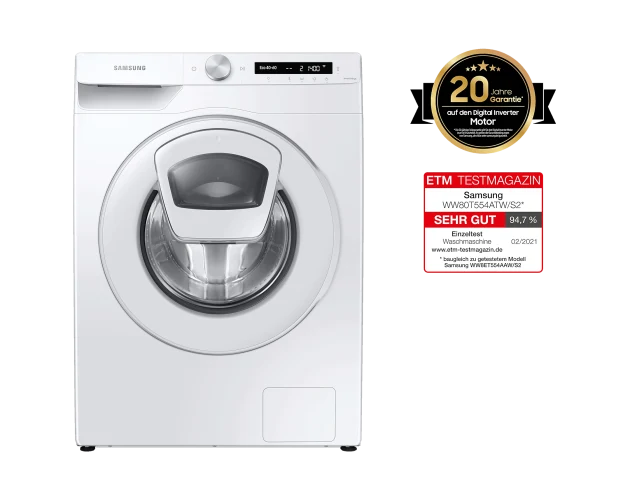 Samsung WW80T554ATW/S2 - фото 20