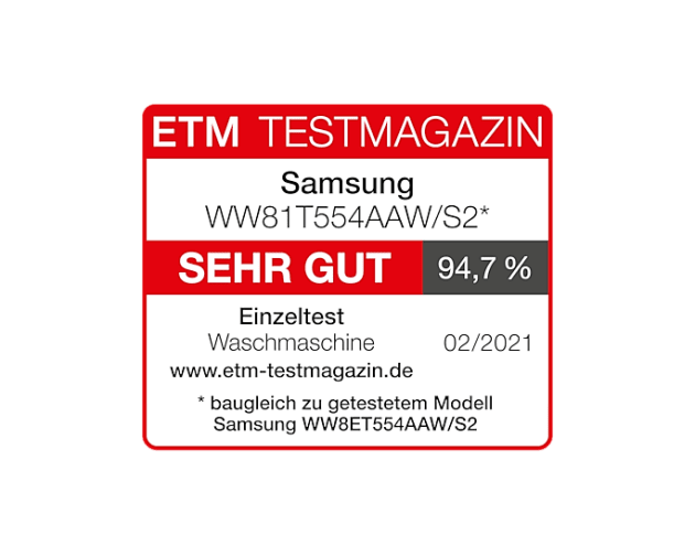 Samsung WW81T554AAW/S2 - фото 69