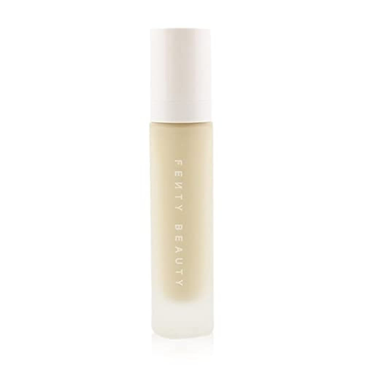 Fenty Beauty concealer in a light neutral shade, shown in a sleek tube with a soft matte finish, designed for smooth coverage and brightening.