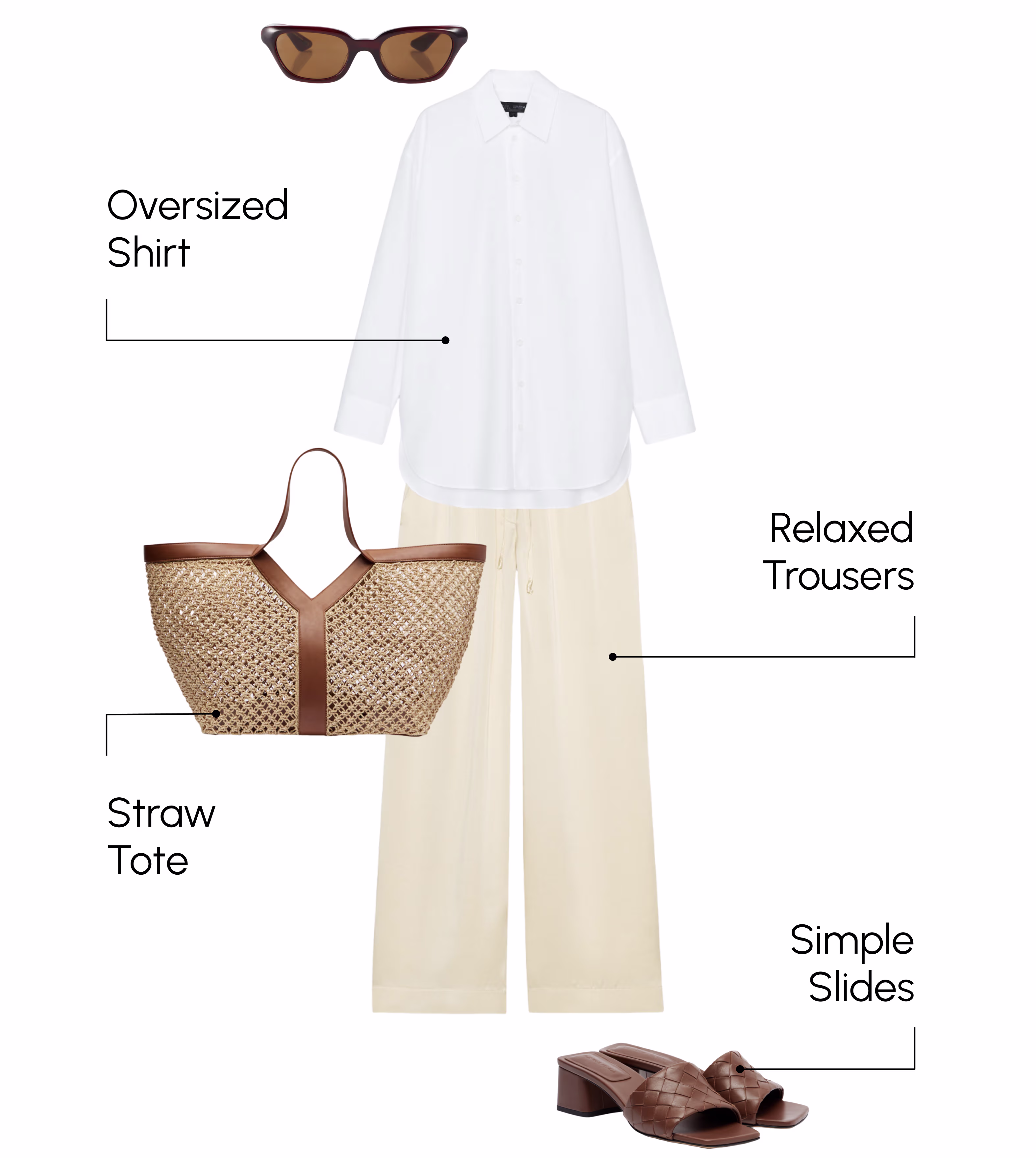 Outfit example in light colors