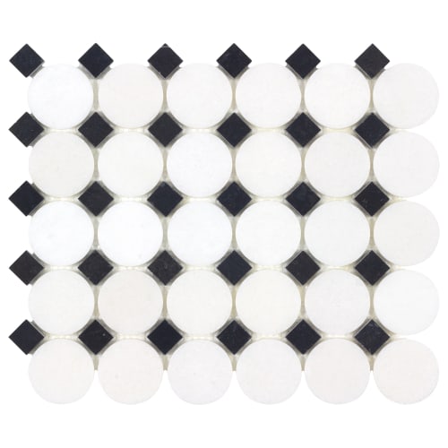 The Finish Line by Anthology Tile - Sable Black Buttons