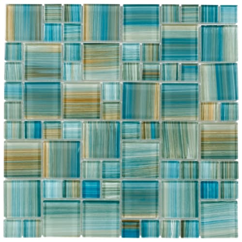 Splash by Anthology Tile - Neptune Blocks Emerald