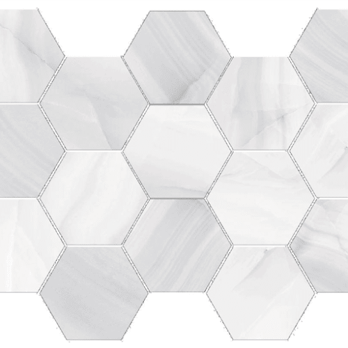 Athena by Happy Floors - Blanc / Polished 10 X 14 Mosaic