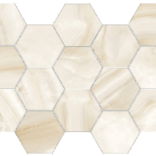 Athena by Happy Floors - Miel / Polished 10 X 14 Mosaic