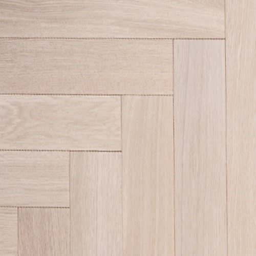 Mosaic Wood - Herringbone by Coswick Ltd. - Aqua White 3/4" 3-Layer T&G Engineered Flooring 25?