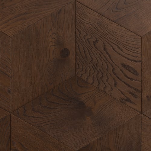 Milk Chocolate 3/4" 3-Layer T&G Engineered Flooring 7 1/2” Pyramid