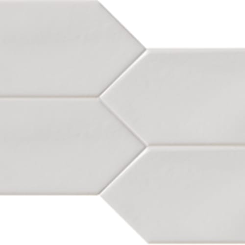 Pickets by Paradiso Decos - Matte White Wall Tile