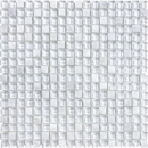 Bliss by Florida Tile - Norwegian Ice 12X12 Mosaics