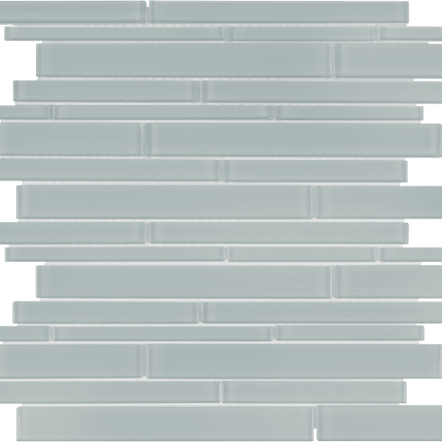 Peace of Mind by Florida Tile - Calm Green Random Strip Mosaics