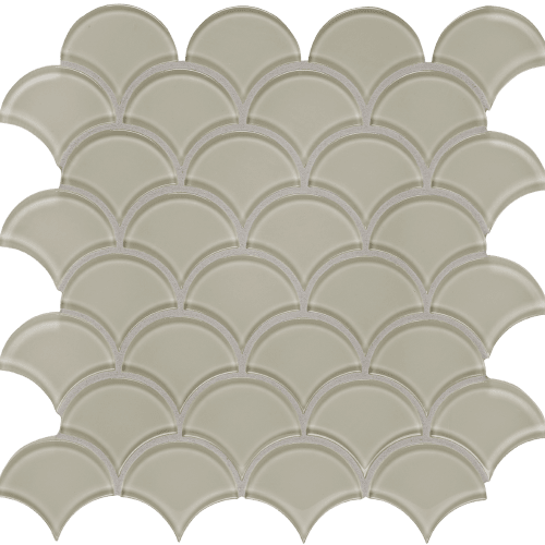 Tranquil Tan M12 Scallop Mosaics