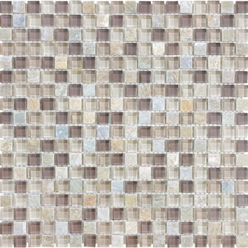 Bliss by Florida Tile - Cotton Wood 12X12 Mosaics