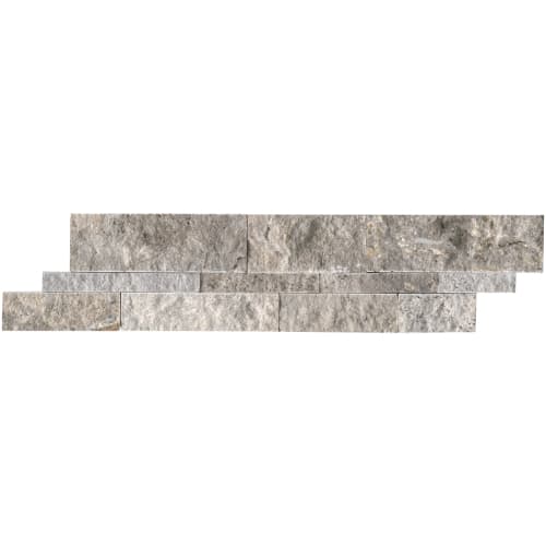 Ledgerstone by Florida Tile - Silver Splitface