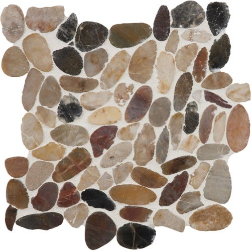 Pebbles by Florida Tile - Mixed Salad Flat 12X12